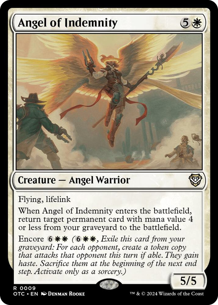0009 Angel of Indemnity R Commander: Outlaws of Thunder Junction