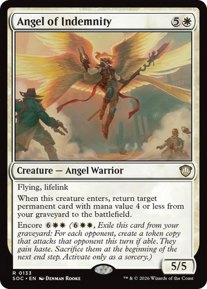 0133 Angel of Indemnity R Commander: Secrets of Strixhaven