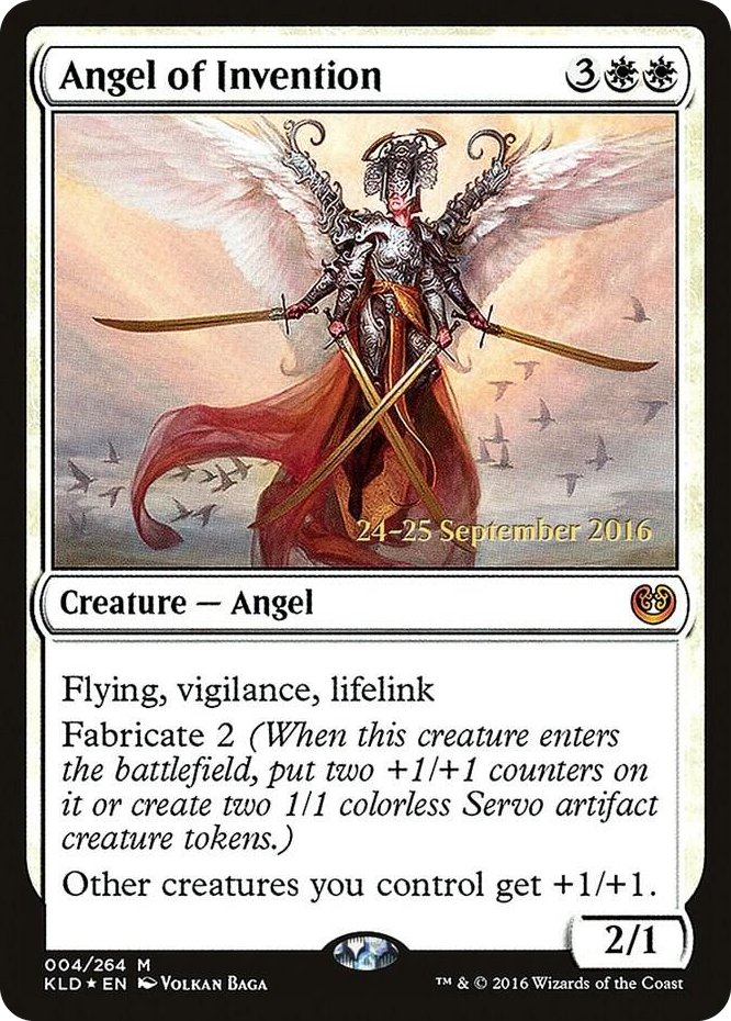 0004 Angel of Invention M Prerelease Cards