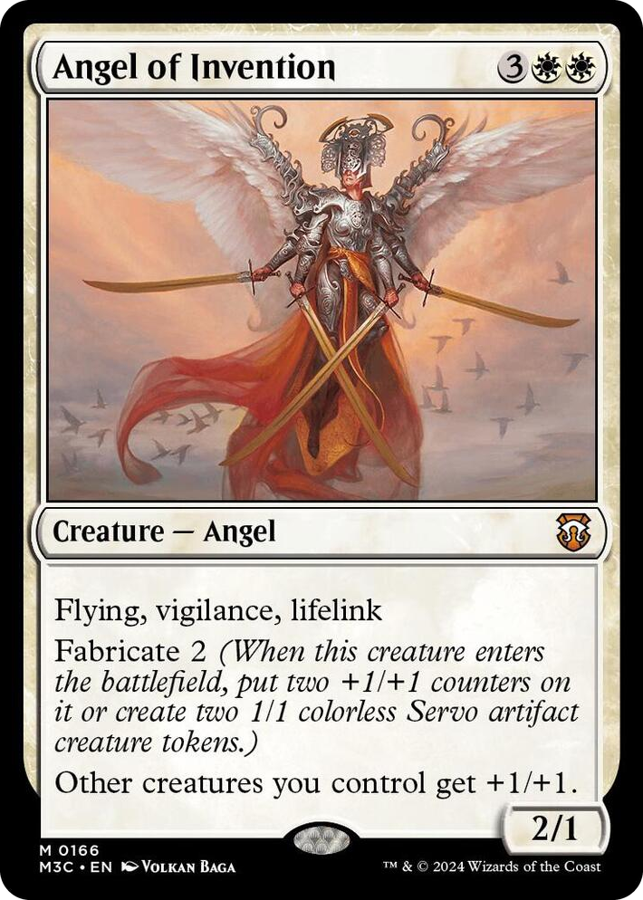 0166 Angel of Invention (Ripple Foil) M Commander: Modern Horizons 3