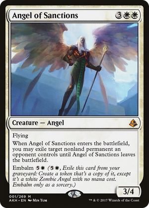 0001 Angel of Sanctions M Amonkhet