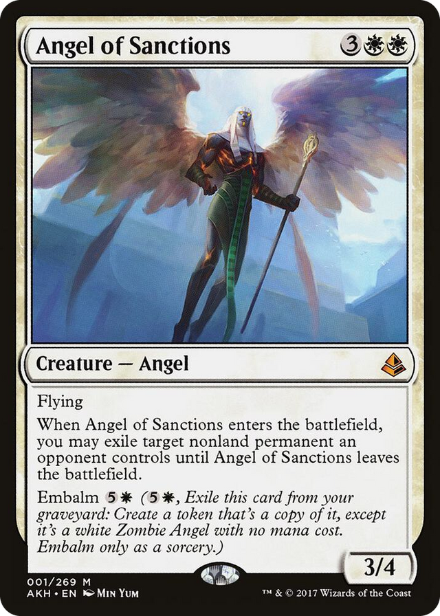 0001 Angel of Sanctions M Amonkhet