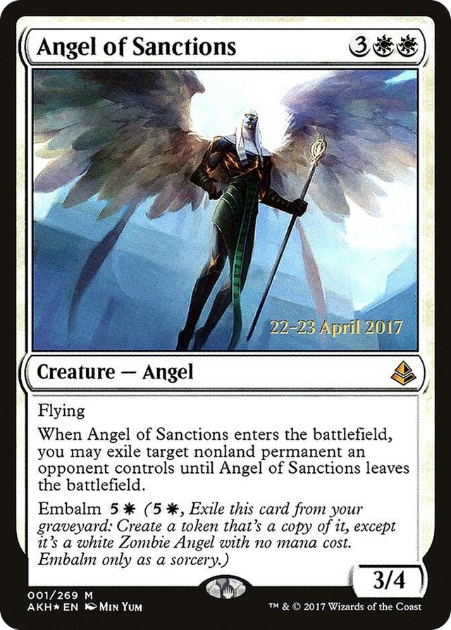 0001 Angel of Sanctions M Prerelease Cards