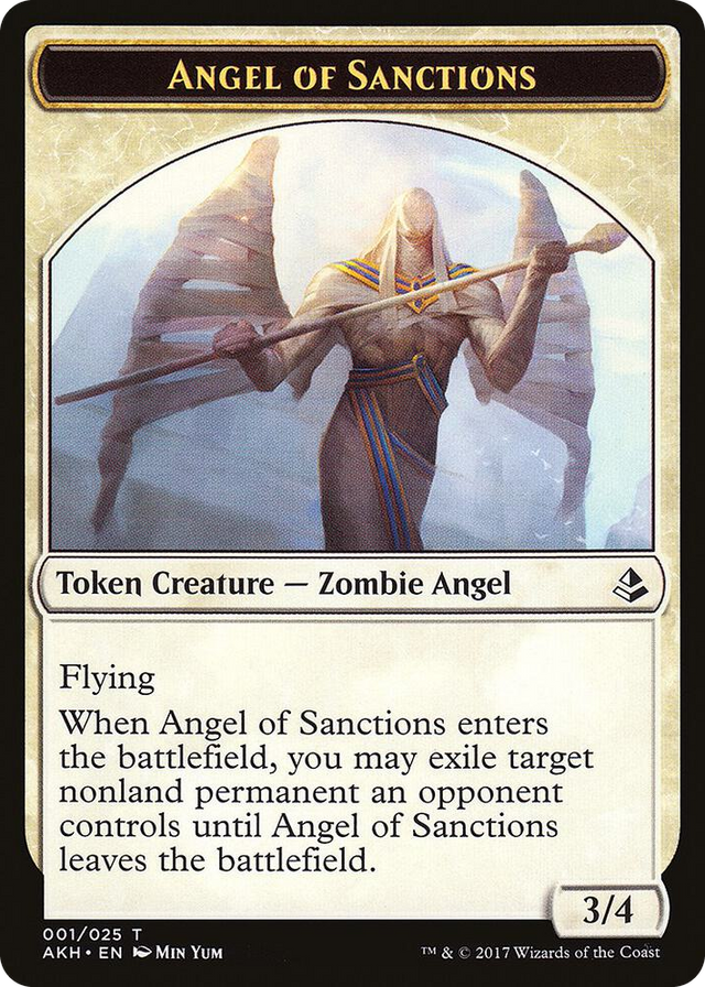 0001 Angel of Sanctions // Drake Double-Sided Token T Amonkhet