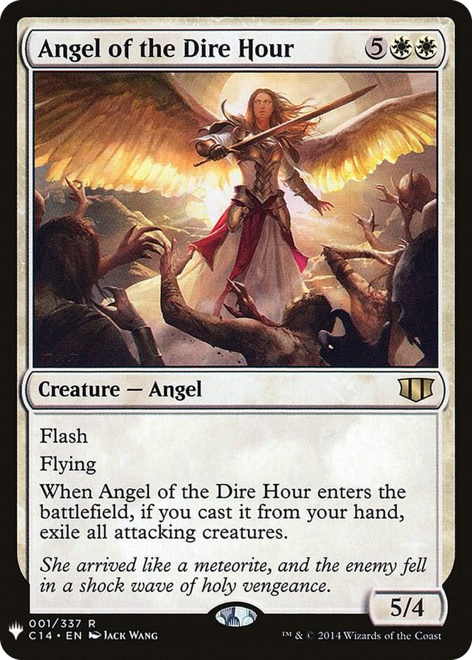 Angel of the Dire Hour #1 R - The List Reprints Pokemon card