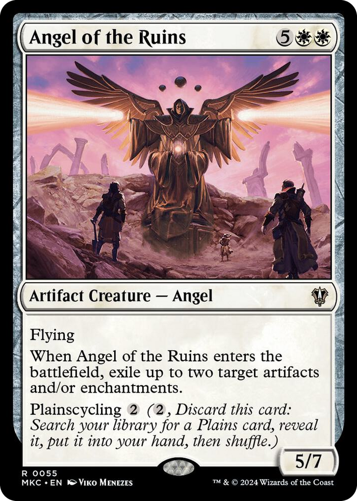 Angel of the Ruins #55 R - Commander: Murders at Karlov Manor Pokemon card