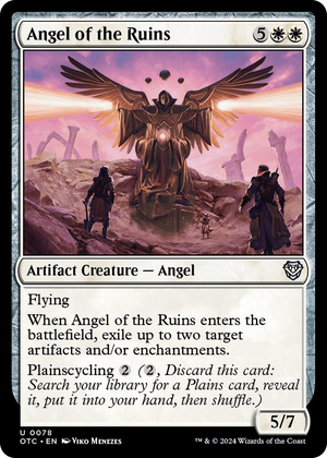 0078 Angel of the Ruins U Commander: Outlaws of Thunder Junction