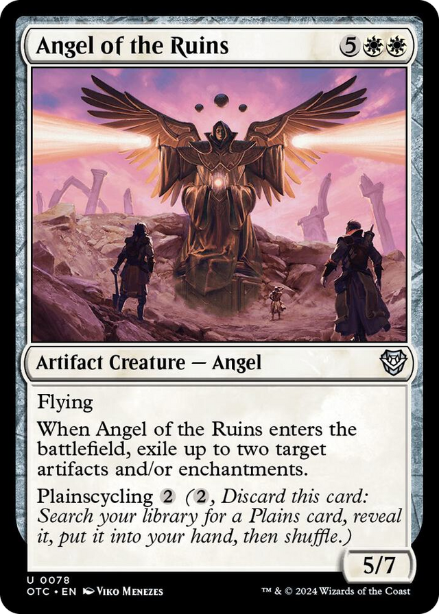 0078 Angel of the Ruins U Commander: Outlaws of Thunder Junction