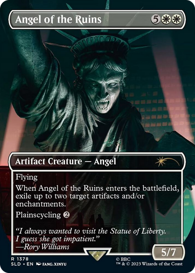 1378 Angel of the Ruins (1378) R Secret Lair Drop Series