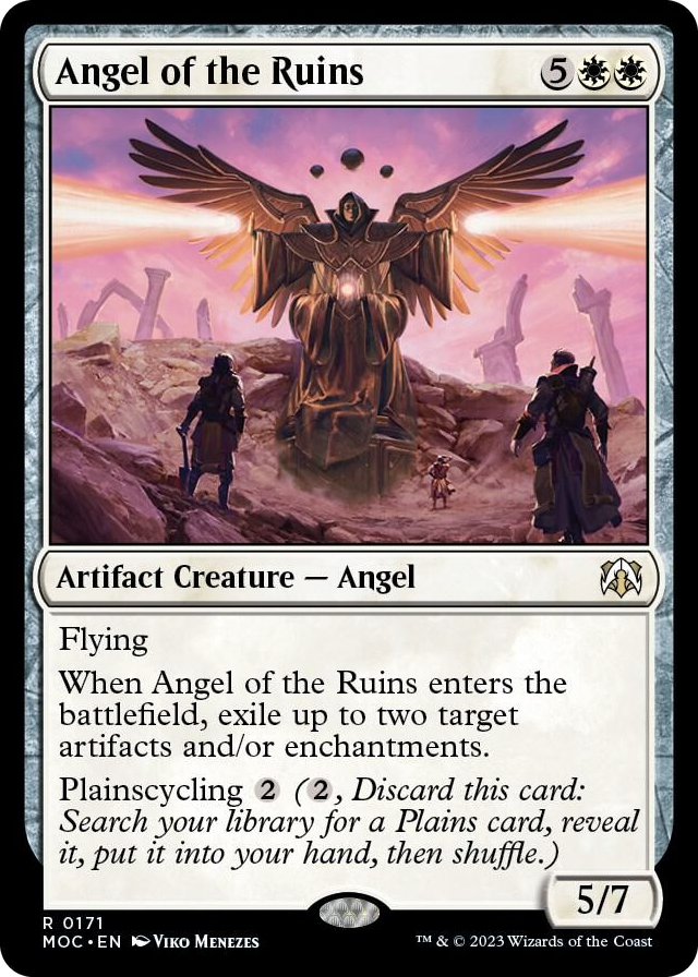 Angel of the Ruins #171 R - Commander: March of the Machine Pokemon card