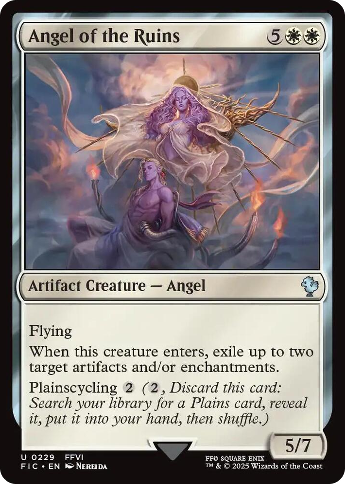 0229 Angel of the Ruins U Commander: FINAL FANTASY