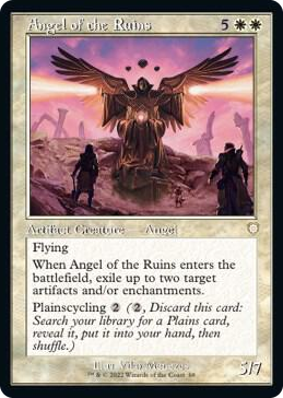 0068 Angel of the Ruins (Retro Frame) R Commander: The Brothers' War