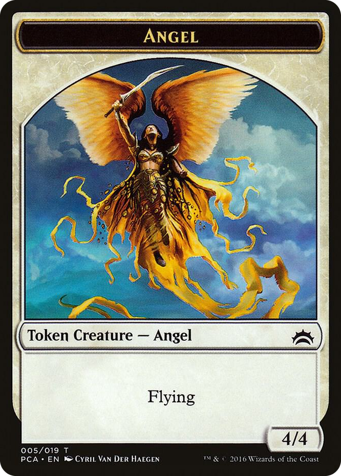 Angel // Saproling Double-Sided Token #5 T - Planechase Anthology Pokemon card