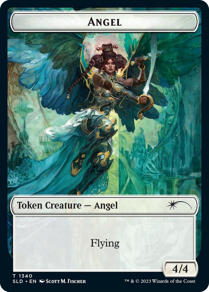 1340 Angel (SLD) // Soldier (CMR) Double-sided Token T Secret Lair Drop Series