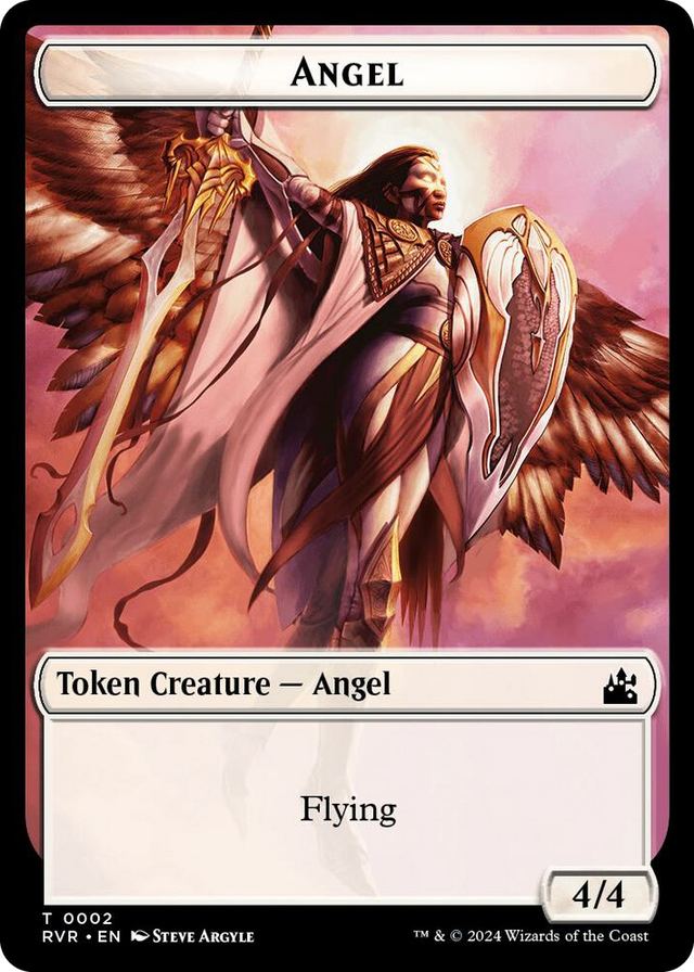 0002 Angel Token (0002) T Ravnica Remastered