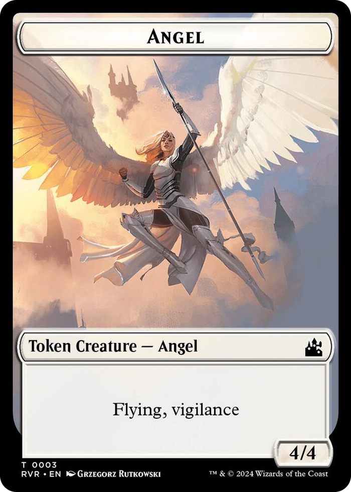 Angel Token (0003) #3 T - Ravnica Remastered Pokemon card