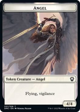 0001 Angel Token T Commander: Dominaria United