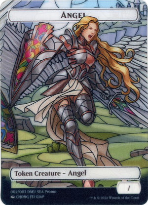 0002 Angel Token [SEA Exclusive] T Dominaria United