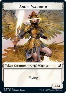 0001 Angel Warrior // Hydra Double-Sided Token T Zendikar Rising