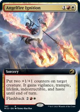 0367 Angelfire Ignition (Extended Art) R Innistrad: Midnight Hunt