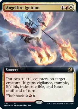 0367 Angelfire Ignition (Extended Art) R Innistrad: Midnight Hunt