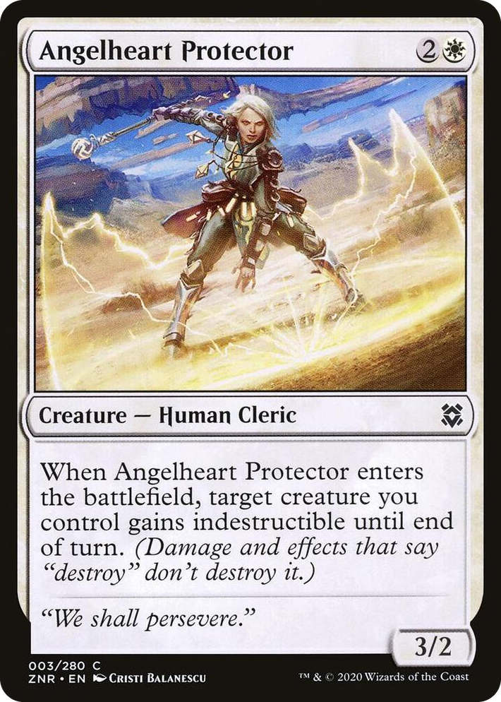 0003 Angelheart Protector C Zendikar Rising