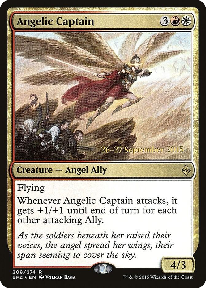Angelic Captain #208 R - Prerelease Cards Pokemon card