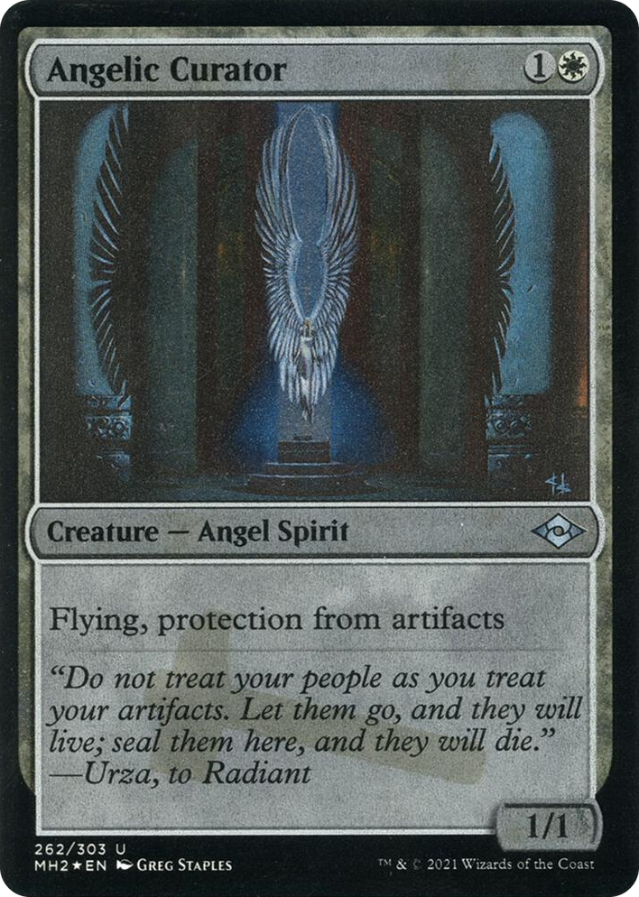 0262 Angelic Curator (Foil Etched) U Modern Horizons 2