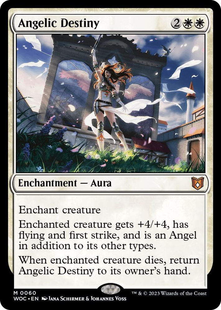 0060 Angelic Destiny M Commander: Wilds of Eldraine