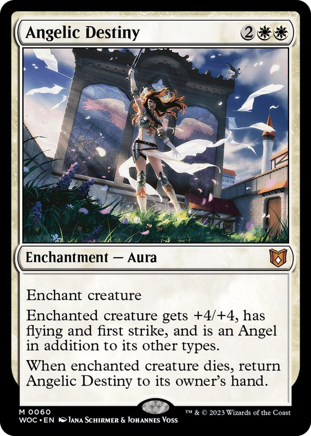 0060 Angelic Destiny M Commander: Wilds of Eldraine