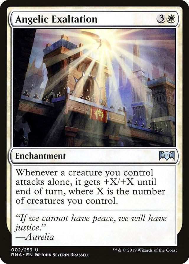 0002 Angelic Exaltation U Ravnica Allegiance