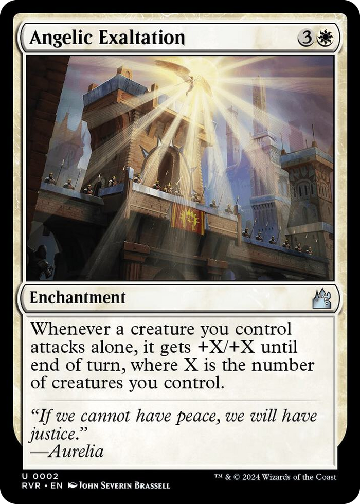 Angelic Exaltation #2 U - Ravnica Remastered Pokemon card