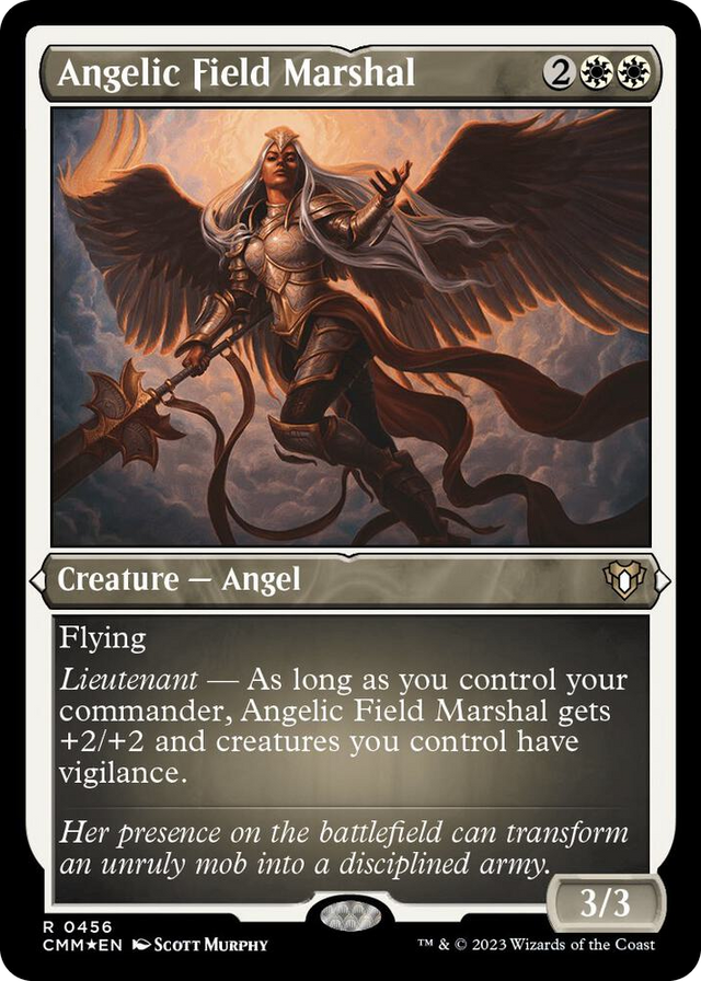 0456 Angelic Field Marshal (Foil Etched) R Commander Masters