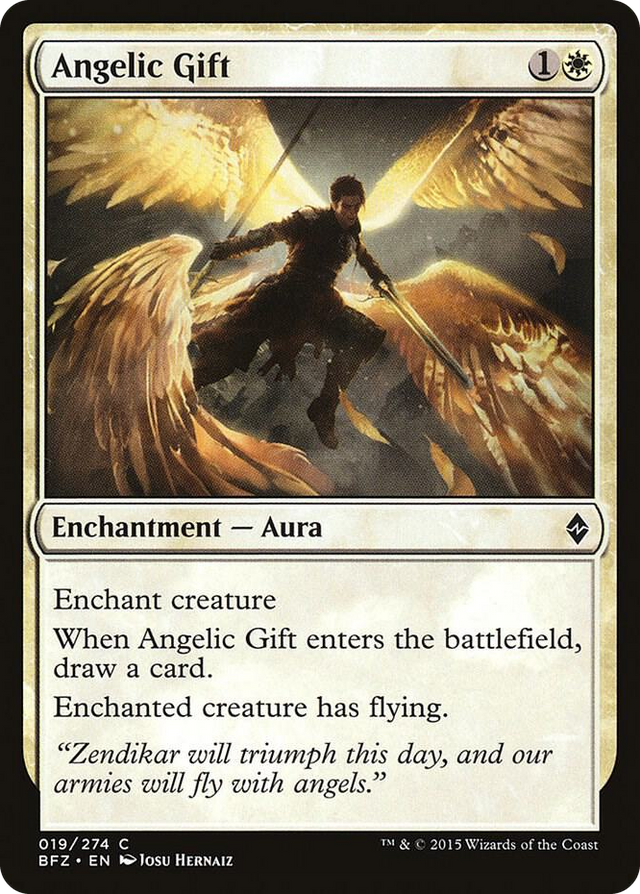 0019 Angelic Gift C Battle for Zendikar