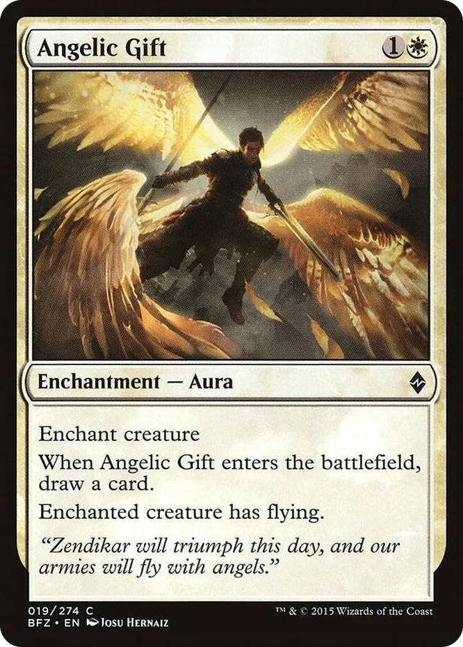 0019 Angelic Gift C Battle for Zendikar