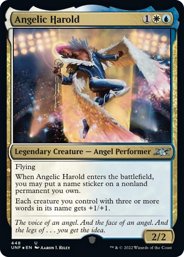 0448 Angelic Harold (Galaxy Foil) U Unfinity