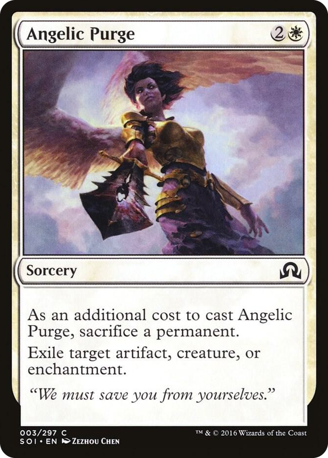 Angelic Purge #3 C - Shadows over Innistrad Pokemon card