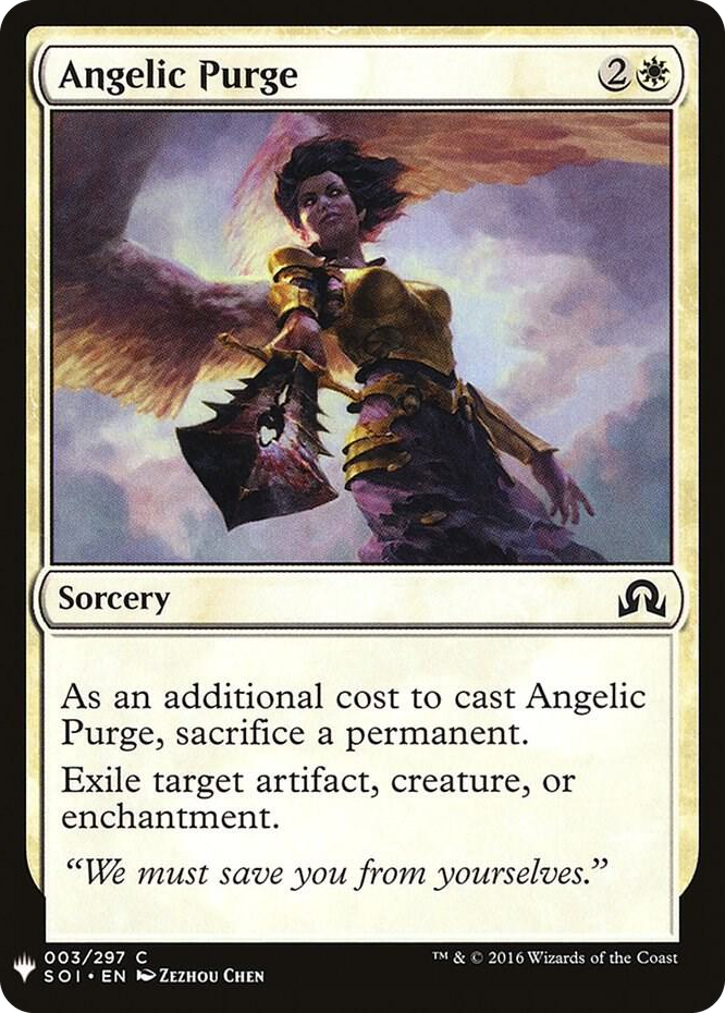 Angelic Purge #3 C - The List Reprints Pokemon card