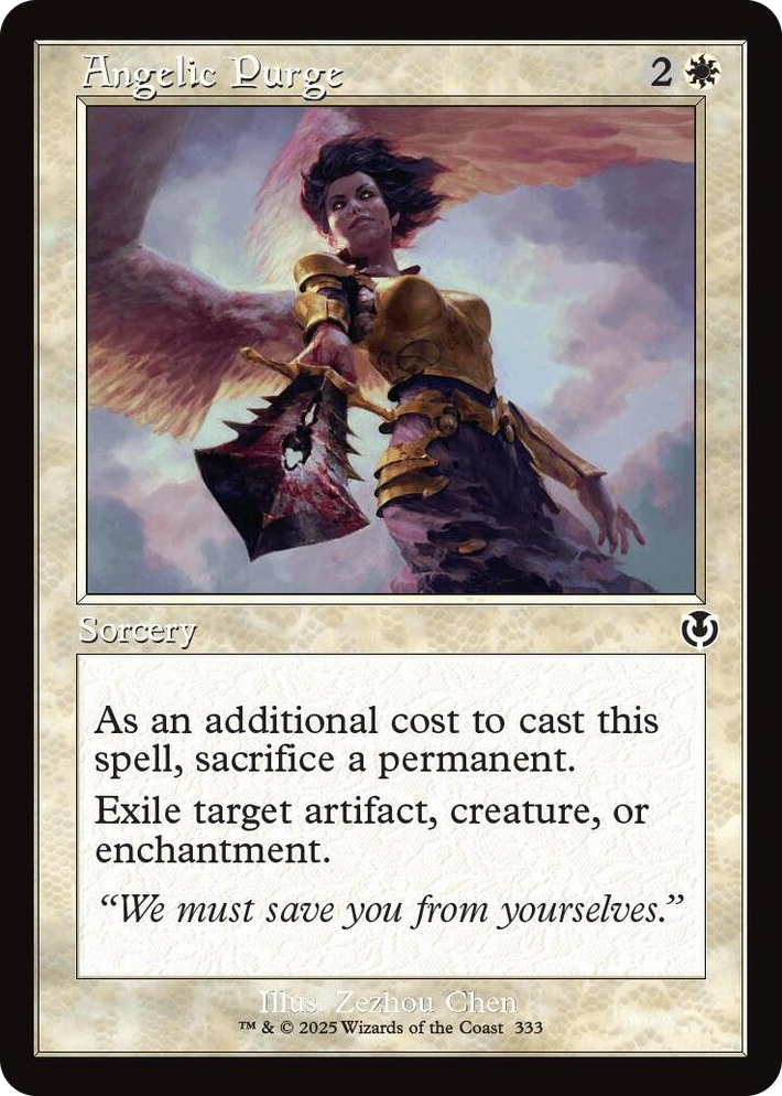0333 Angelic Purge (Retro Frame) C Innistrad Remastered