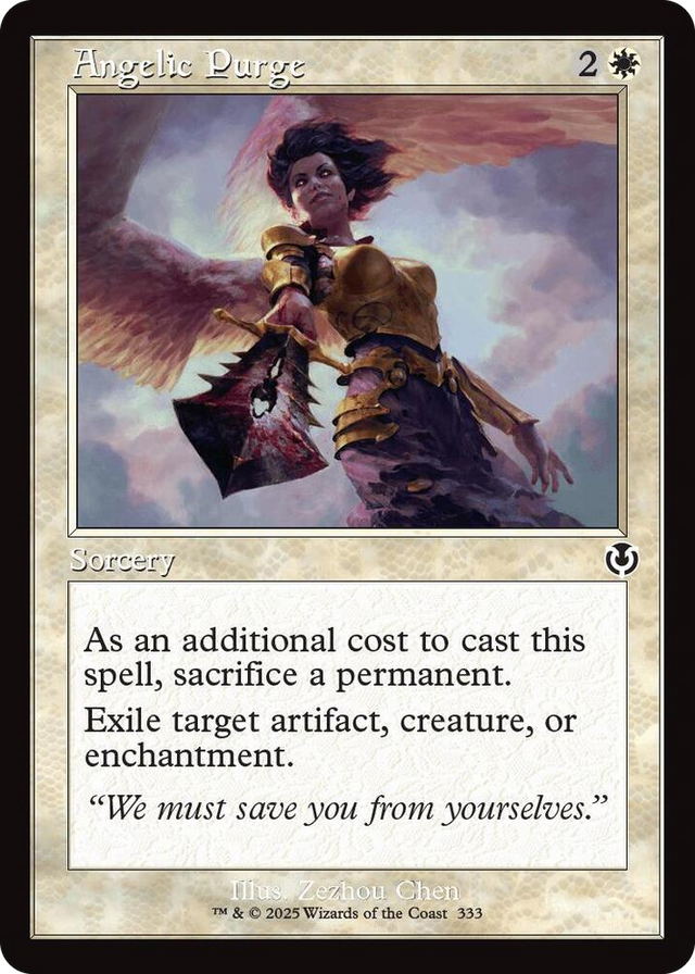 0333 Angelic Purge (Retro Frame) C Innistrad Remastered