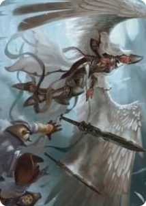 0005 Angelic Quartermaster Art Card S Art Series: Innistrad: Crimson Vow