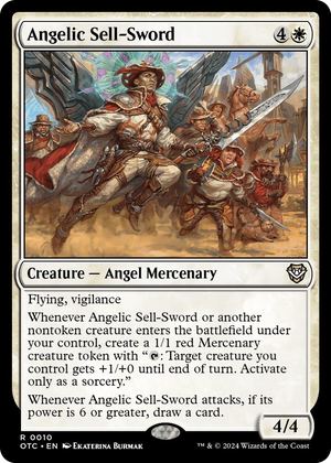 0010 Angelic Sell-Sword R Commander: Outlaws of Thunder Junction