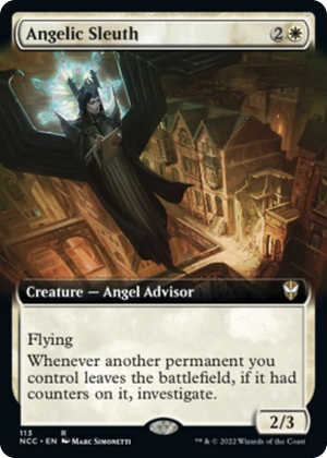 0113 Angelic Sleuth (Extended Art) R Commander: Streets of New Capenna