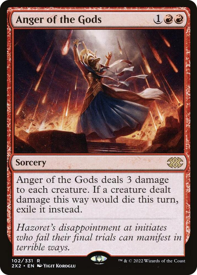 0102 Anger of the Gods R Double Masters 2022