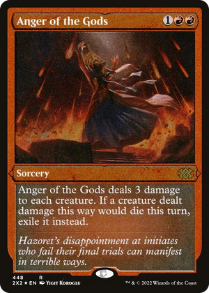 0448 Anger of the Gods (Foil Etched) R Double Masters 2022