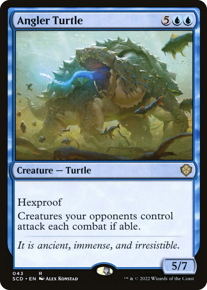Angler Turtle #43 R - Starter Commander Decks Pokemon card