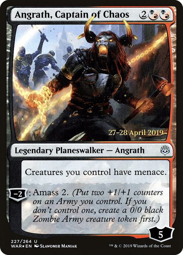 0227 Angrath, Captain of Chaos U Prerelease Cards