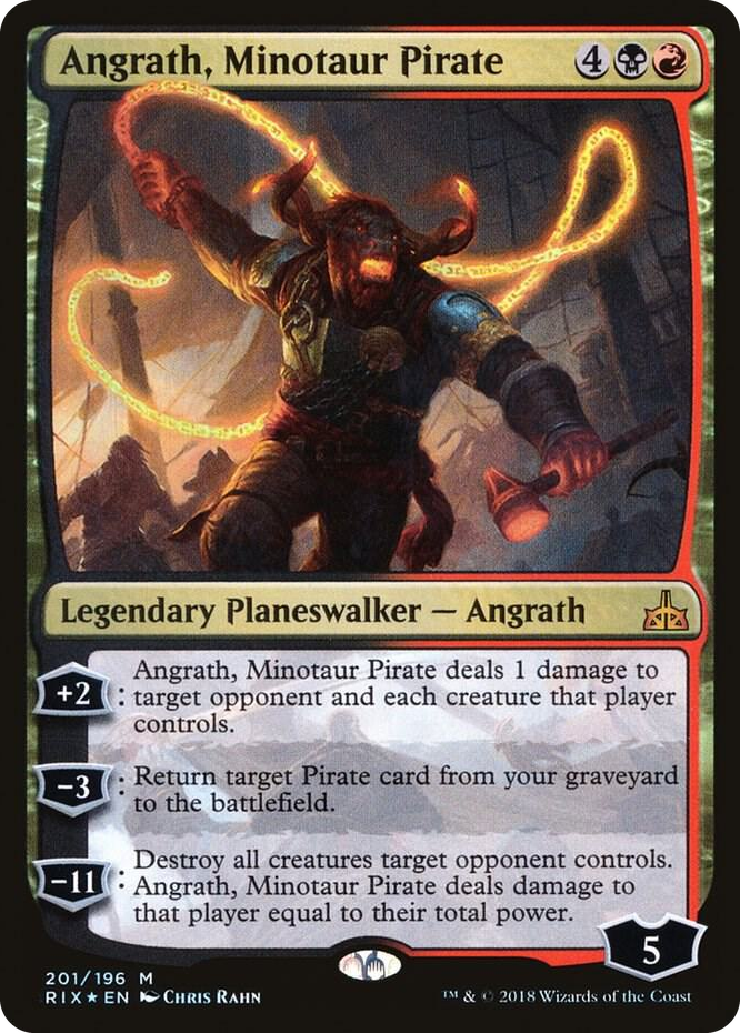 0201 Angrath, Minotaur Pirate M Rivals of Ixalan