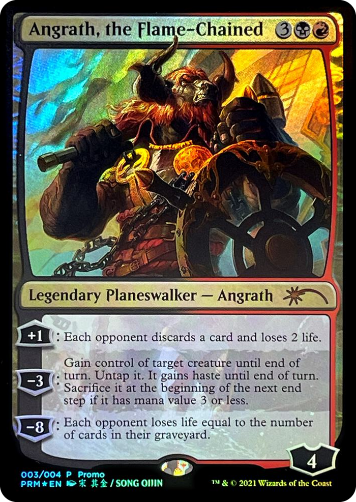Angrath, the Flame-Chained #3 P - Unique and Miscellaneous Promos Pokemon card