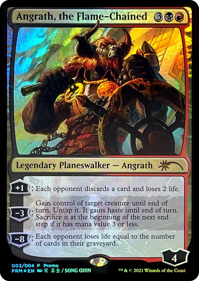 0003 Angrath, the Flame-Chained P Unique and Miscellaneous Promos